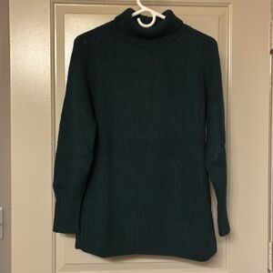 Babaton/Aritzia Dark Green Turtleneck Sweater Size XXS